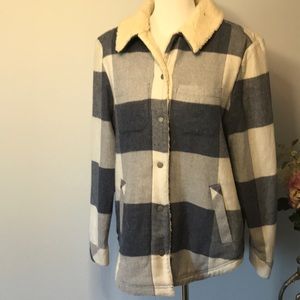 Vince Camuto fleece like lined jacket.